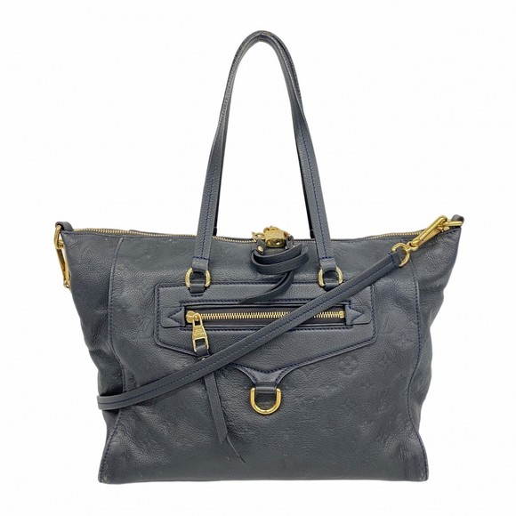 Louis Vuitton Empreinte Noir Handbag Black Lumineuse PM - Picture 1 of 9